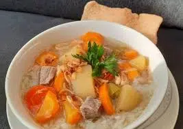 Nasi Putih Sop Guru
